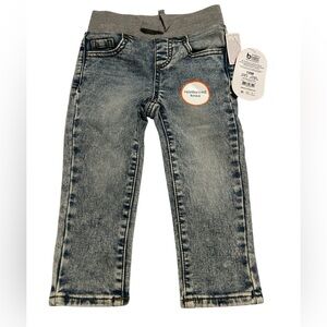 Better Cotton Denim Jeans with Gray Waistband